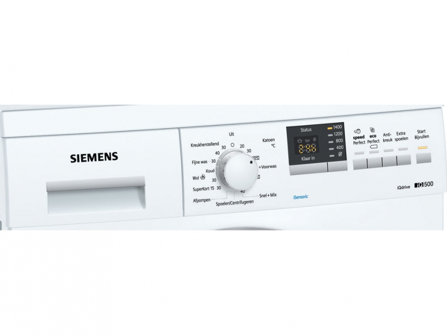 zal ik doen privaat tekort Siemens wm14q363nl iQ500 iSensoric kopen? - Bekijk prijzen