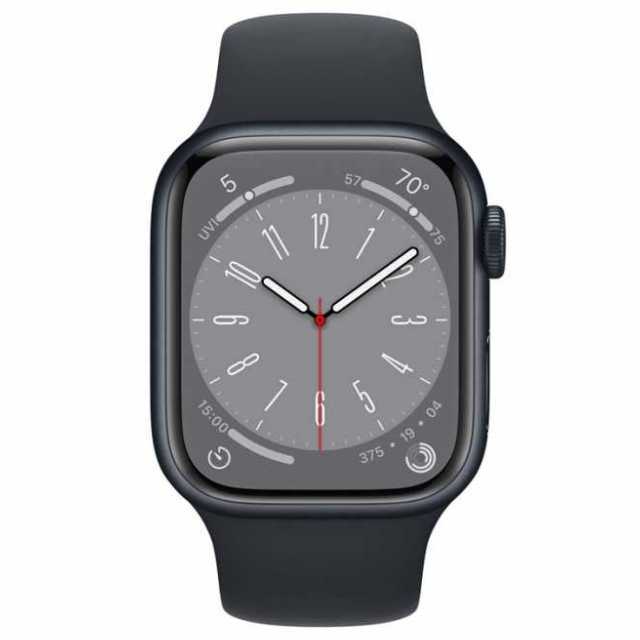 Apple Watch Series 8 (2022) 41mm Midnight Aluminium Midnight Sportband ...